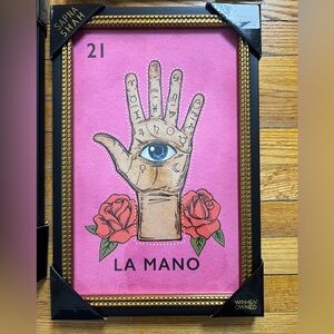 Loteria art - La Mano/hand